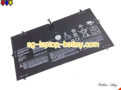 Genuine LENOVO YOGA 3 PRO 1370 80 HE Battery For laptop 5900mAh, 44Wh , 7.6V, Black , Li-Polymer
