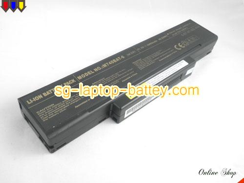 CLEVO MS-10341B Replacement Battery 4400mAh 11.1V Black Li-ion