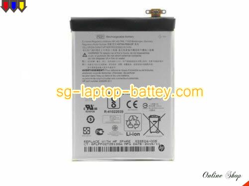 HP Elite X3 Replacement Battery 4050mAh, 15Wh  3.85V Black Li-ion