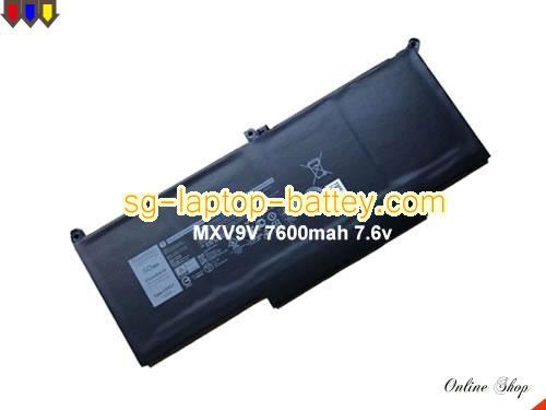 Genuine DELL N078L7400-D1716FCN Battery For laptop 7500mAh, 60Wh , 7.6V, Black , Li-Polymer