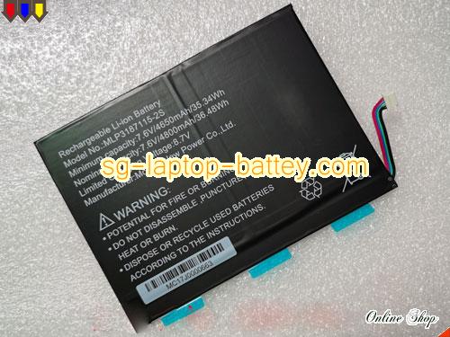 MCNAIR MLP31871152S Battery 4800mAh, 36.48Wh  7.6V Black Li-Polymer