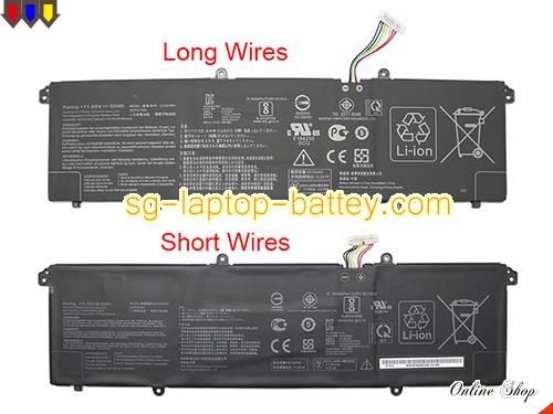 Genuine ASUS Vivobook S15 S533FA-BQ063T Battery For laptop 4335mAh, 50Wh , 11.55V, Black , Li-Polymer