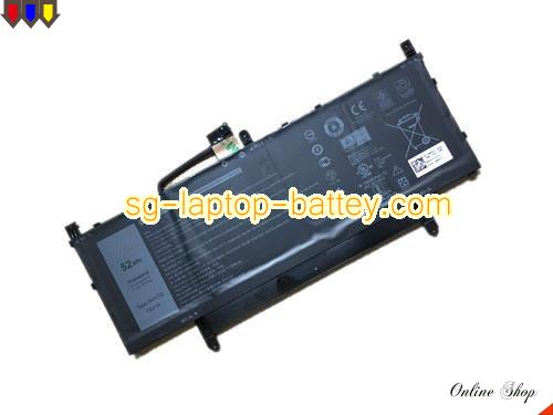 Genuine DELL Latitude 9510 Battery For laptop 7334mAh, 88Wh , 11.4V, Black , Li-Polymer