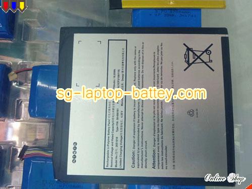 AMAZON Kindle FireHD8 PR53DC Replacement Battery 4750mAh, 18.05Wh  3.8V Sliver Li-ion