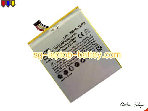AMAZON Kindle Fire HD7 4th Replacement Battery 3500mAh, 13.3Wh  3.8V Sliver Li-Polymer