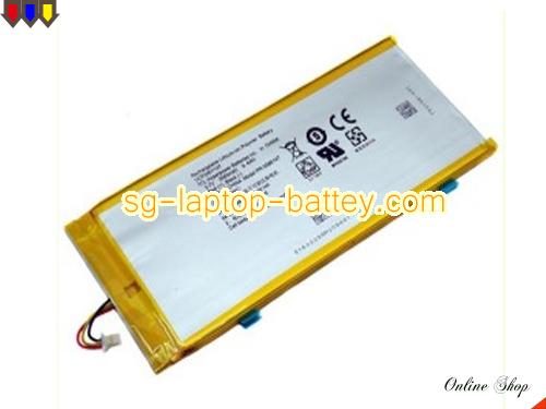HP Slate 7 Plus 1301 Android Tablet Replacement Battery 2550mAh, 9.4Wh  3.7V Sliver Li-Polymer