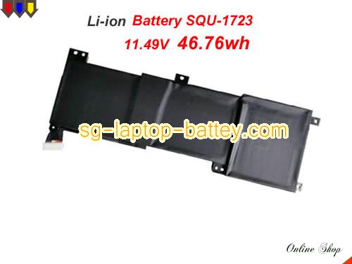 GIGABYTE SQU1723 Battery 4070mAh, 46.76Wh  11.49V Black Li-Polymer