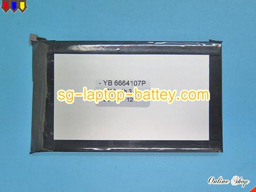 GPD 6664107 Battery 7200mAh 3.8V Sliver Li-Polymer