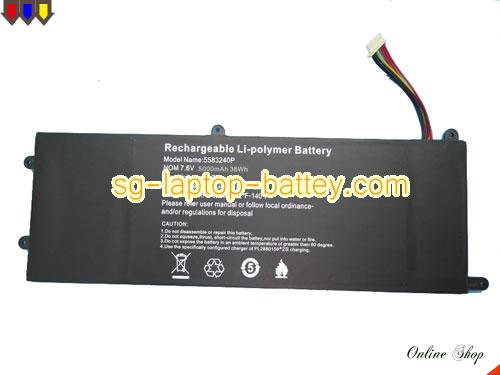 JUMPER 5583240P Battery 4000mAh, 36.48Wh  7.6V Black Li-Polymer
