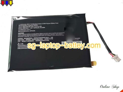 GETAC BP-GKO-21/2570 VKB Battery 2570mAh, 19.53Wh  7.6V Black Li-Polymer