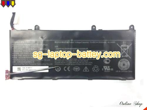 XIAOMI TM1703 Replacement Battery 2600mAh, 40Wh  15.4V Black Li-Polymer