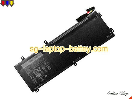 Genuine DELL XPS 15 9570-CTXKW Battery For laptop 4666mAh, 56Wh , 11.4V, Black , Li-ion