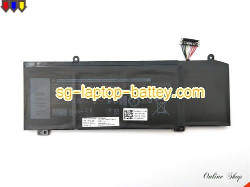 Genuine DELL ALW17M-D3725S Battery For laptop 3750mAh, 60Wh , 15.2V, Black , Li-Polymer