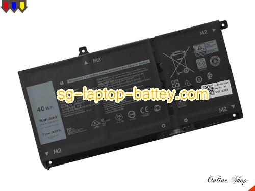 Genuine DELL Inspiron 14 5400 2 In 1 Battery For laptop 3550mAh, 40Wh , 11.25V, Black , Li-Polymer