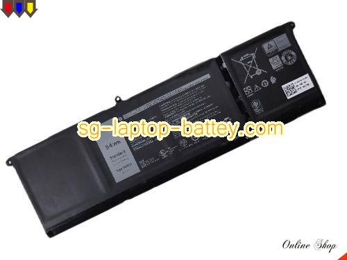 Genuine DELL Inspiron 15 5515 Battery For laptop 3420mAh, 54Wh , 15V, Black , Li-Polymer