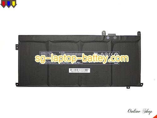 CLEVO PLIDB-00-15-4S1P-0 Battery 4830mAh, 73.41Wh  15.2V Black Li-Polymer