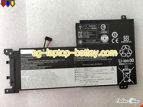 Genuine LENOVO IdeaPad 5 15ARE05 81YQ00D6PB Battery For laptop 4140mAh, 45Wh , 11.1V, Black , Li-ion