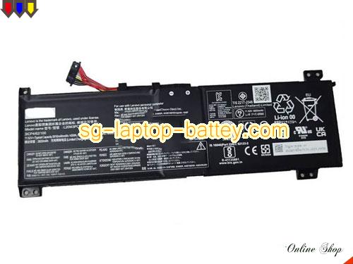Genuine LENOVO IdeaPad Gaming 3 15IHU6-82K1004GMH Battery For laptop 3910mAh, 45Wh , 11.52V, Black , Li-ion