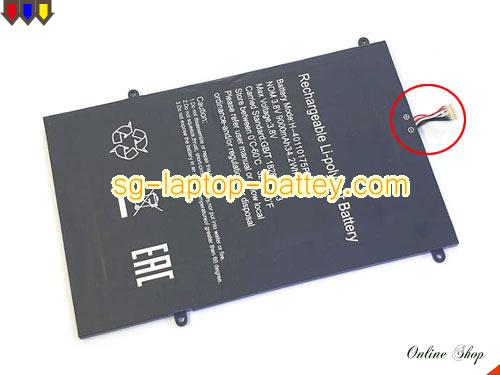 Genuine JUMPER Smartbook 141C PSB141C Battery For laptop 8000mAh, 30.4Wh , 3.8V, Black , Li-Polymer