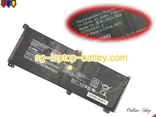 Genuine LG 15GD870-XX70K Battery For laptop 7180mAh, 72.49Wh , 11.49V, Black , Li-ion
