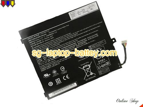 Genuine ACER Interruptor SW5-017-17BU Battery For laptop 7540mAh, 28Wh , 3.75V, Black , Li-ion