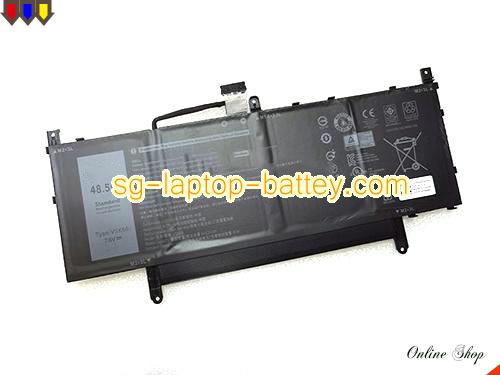 Genuine DELL Latitude 15 9520 HVFXD Battery For laptop 6053mAh, 48.5Wh , 7.6V, Black , Li-Polymer