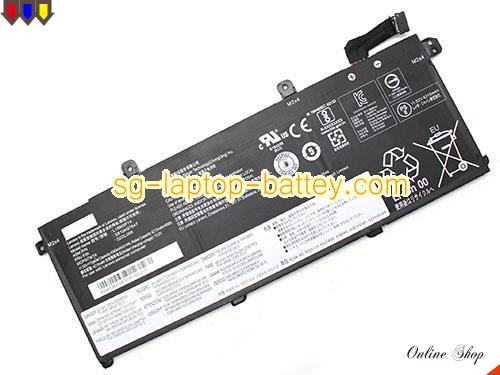 Genuine LENOVO ThinkPad P43s 20RH002UCA Battery For laptop 4345mAh, 51Wh , 11.52V, Black , Li-Polymer