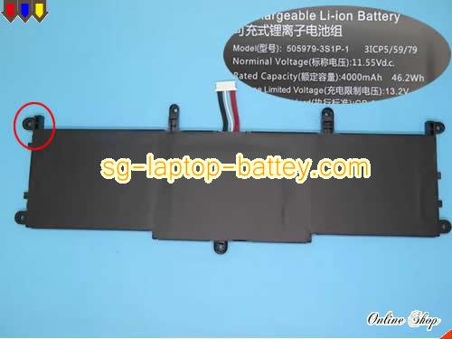 CHUWI 3ICP5/59/79 Battery 4000mAh, 46.2Wh  11.55V Black Li-ion