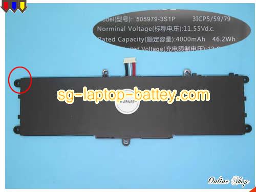 CHUWI 505979-3S1P Battery 4000mAh, 46.2Wh  11.55V Black Li-ion