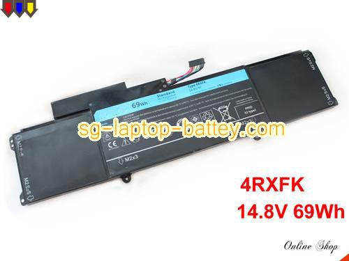 Genuine DELL XPS14 LX421 Battery For laptop 69Wh, 14.8V, Black , Li-ion
