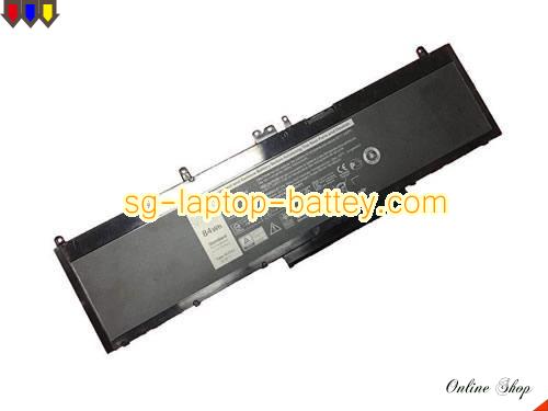 Genuine DELL Latitude 15 E5570(P16V6) Battery For laptop 84Wh, 11.4V, Black , Li-ion