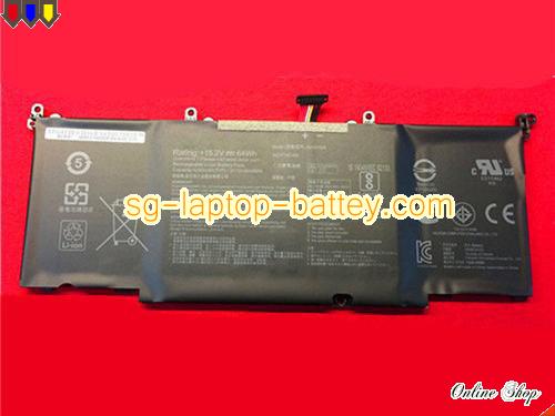 Genuine ASUS FX502VM-DM311T Battery For laptop 4110mAh, 64Wh , 15.2V, Black , Li-ion