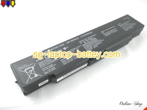 Genuine SONY VGN-NR140E Battery For laptop 4800mAh, 11.1V, Black , Li-ion