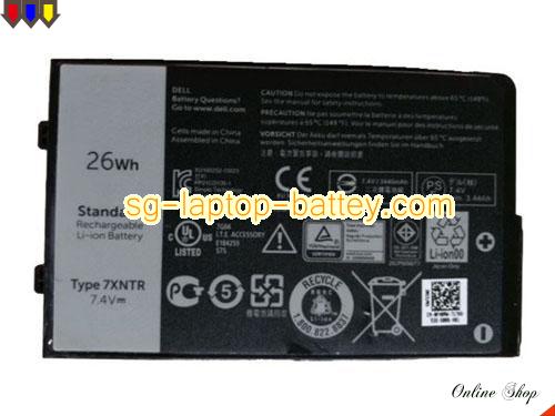 Genuine DELL Latitude 12 RUGGED Tablet 7202 Battery For laptop 3500mAh, 26Wh , 7.4V, Black , Li-ion