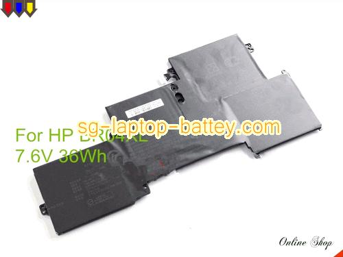 HP ELITEBOOK FOLIO 1020 G1-T8Y59US Replacement Battery 4720mAh, 34.9Wh  7.4V Black Li-ion