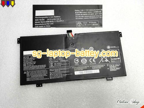 Genuine LENOVO YOGA 710-11ISK Battery For laptop 5264mAh, 40Wh , 7.6V, Black , Li-ion