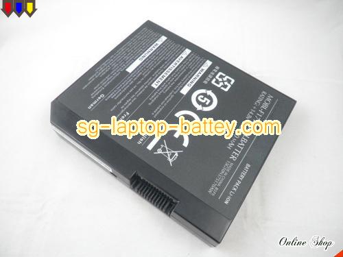 Genuine DELL Alienware M17x Battery For laptop 6600mAh, 14.8V, Black , Li-ion