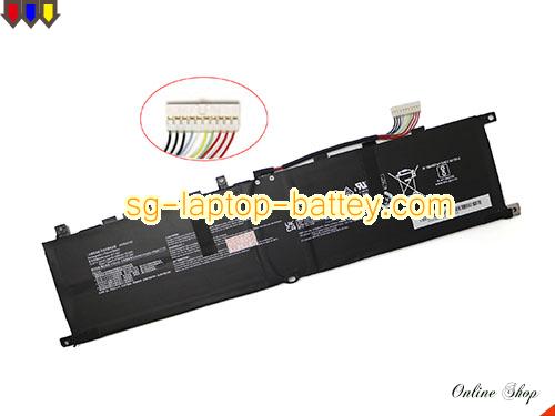 MSI GP66 Leopard 11UG-046XTR Replacement Battery 4280mAh, 65Wh  15.2V Black Li-Polymer