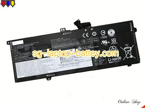Genuine LENOVO ThinkPad X390 20Q1000RIU Battery For laptop 4220mAh, 48Wh , 11.4V, Black , Li-Polymer
