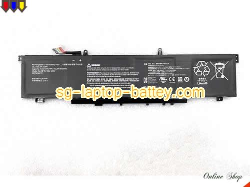 THUNDEROBOT 916QA139H Battery 4231mAh, 64.31Wh  15.2V Black Li-Polymer