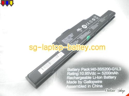 UNWILL I40-3S5200-G1L3 Battery 5200mAh 10.95V Black Li-ion