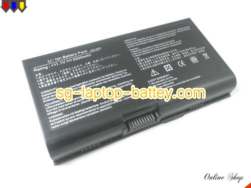 ASUS G71G-X1 Replacement Battery 4400mAh 11.1V Black Li-ion