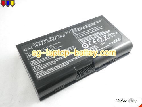 Genuine ASUS G72 Battery For laptop 4400mAh, 10.8V, Black , Li-ion