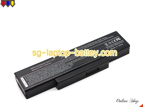ASUS K72JU Replacement Battery 5200mAh 10.8V Black Li-ion