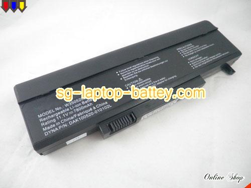 GATEWAY 6501189 Battery 7800mAh, 81Wh  11.1V Black Li-ion