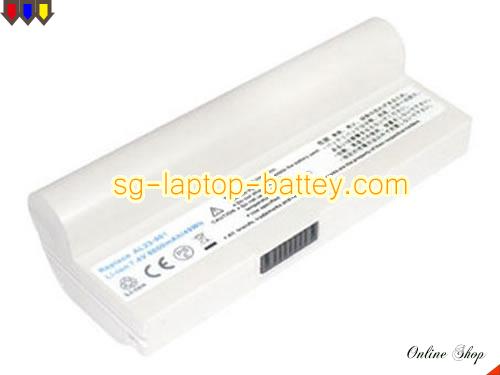 ASUS Eee PC 1000 Replacement Battery 6600mAh 7.4V White Li-ion
