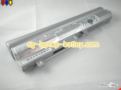 TOSHIBA Mini NB205-N310/BN Replacement Battery 5800mAh, 63Wh  10.8V Silver Li-ion