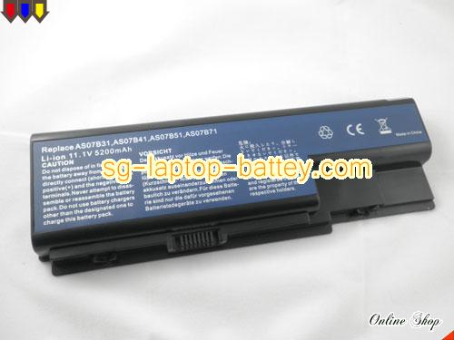 ACER As8930 Series Replacement Battery 5200mAh 11.1V Black Li-ion
