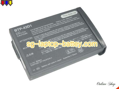 ACER TravelMate 233LC Replacement Battery 4400mAh 14.8V Grey Li-ion