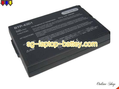ACER TravelMate 233X Replacement Battery 4400mAh, 65Wh  14.8V Black Li-ion